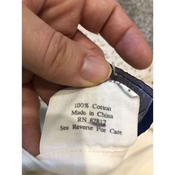 Ethan Allen Cream Ivory Sham Pillow Cover Set Of 2 - Picture 7 of 9